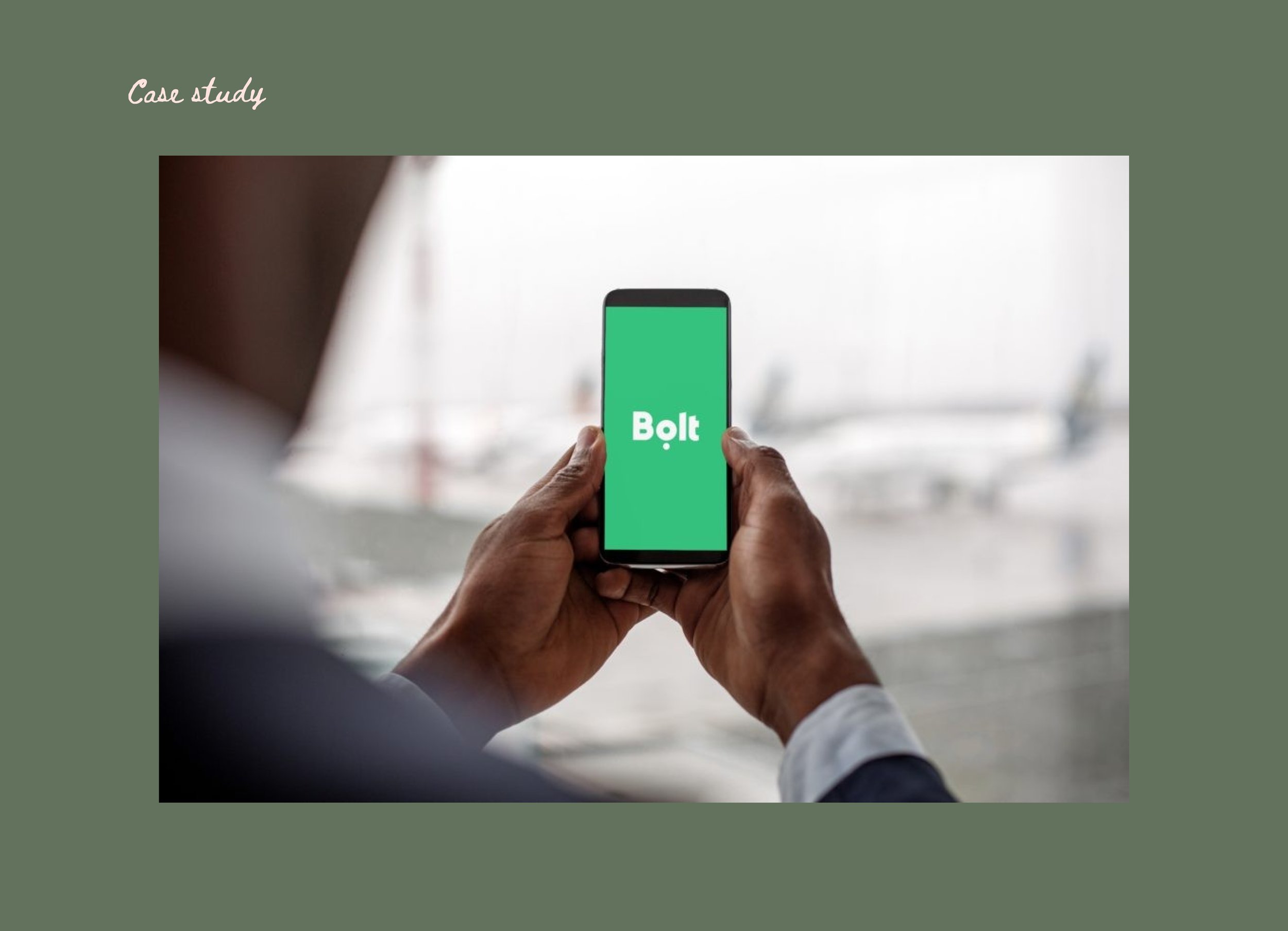 Bolt Ride Share: Reduced support tickets by 22%