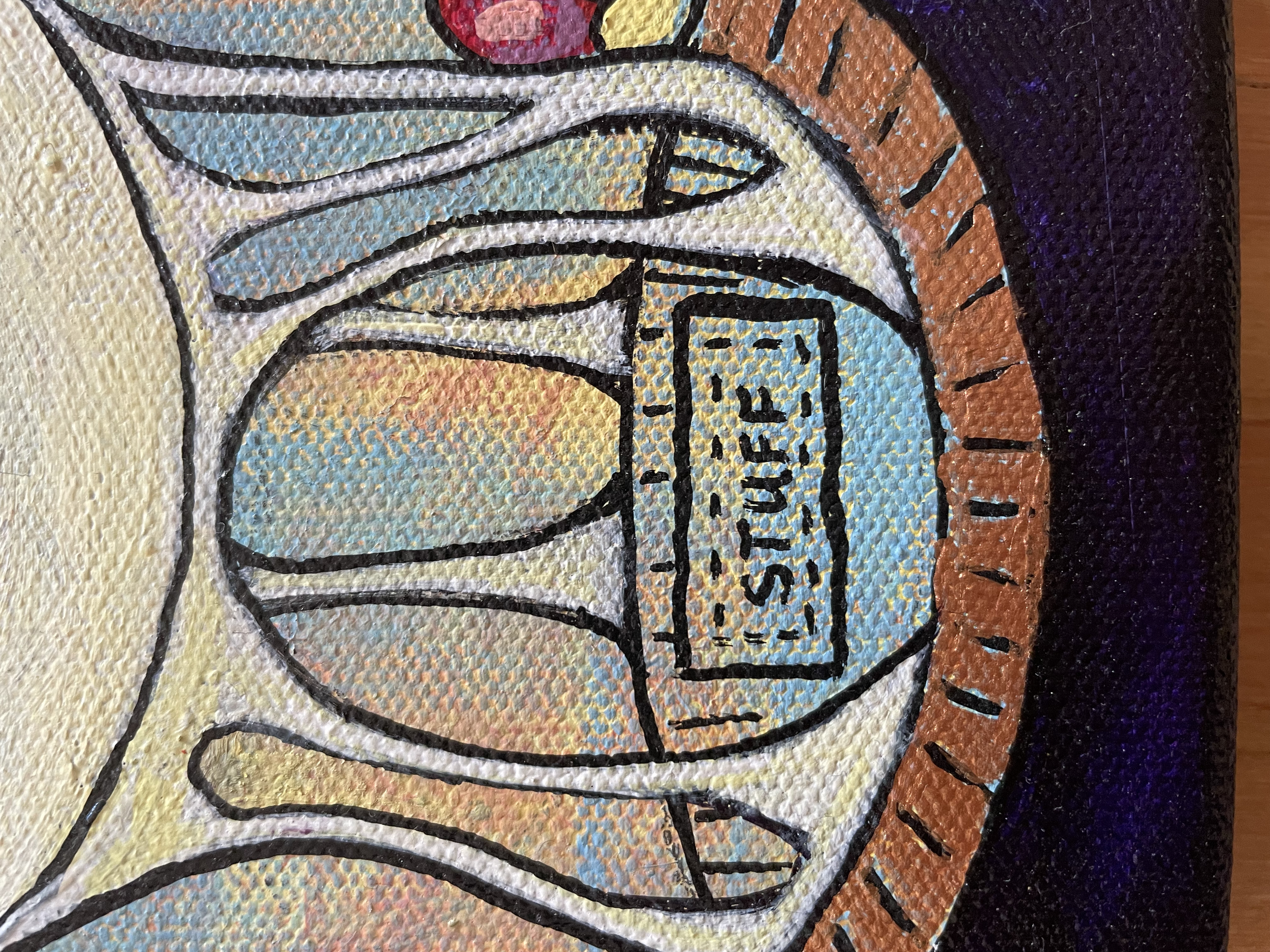 CLOSE UP OF "STUFF"