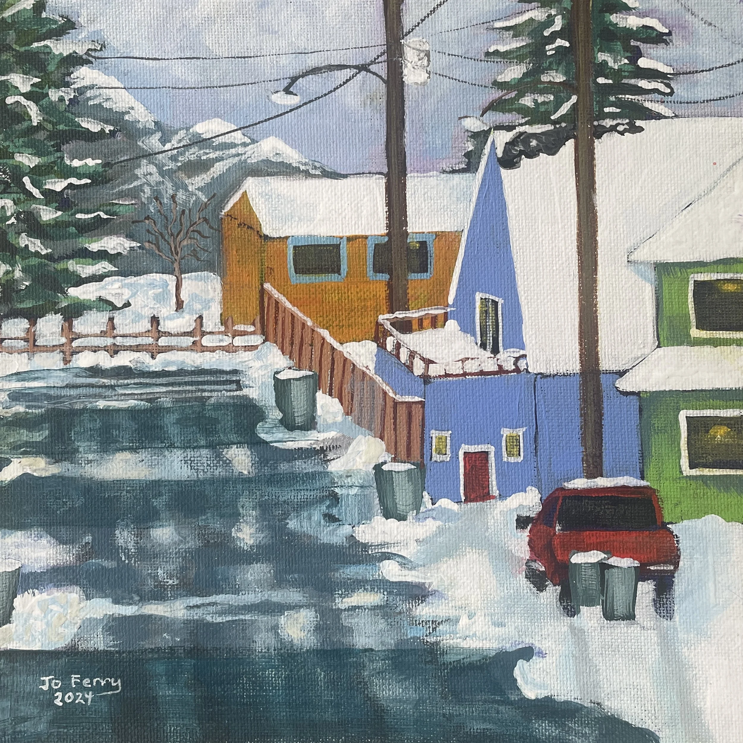  acrylic on canvas board 8"X 8" 2025