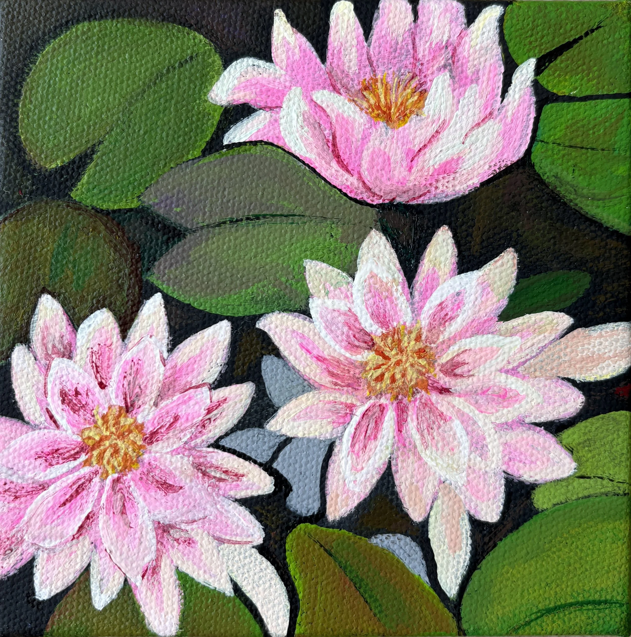 acrylic 5" X 5"