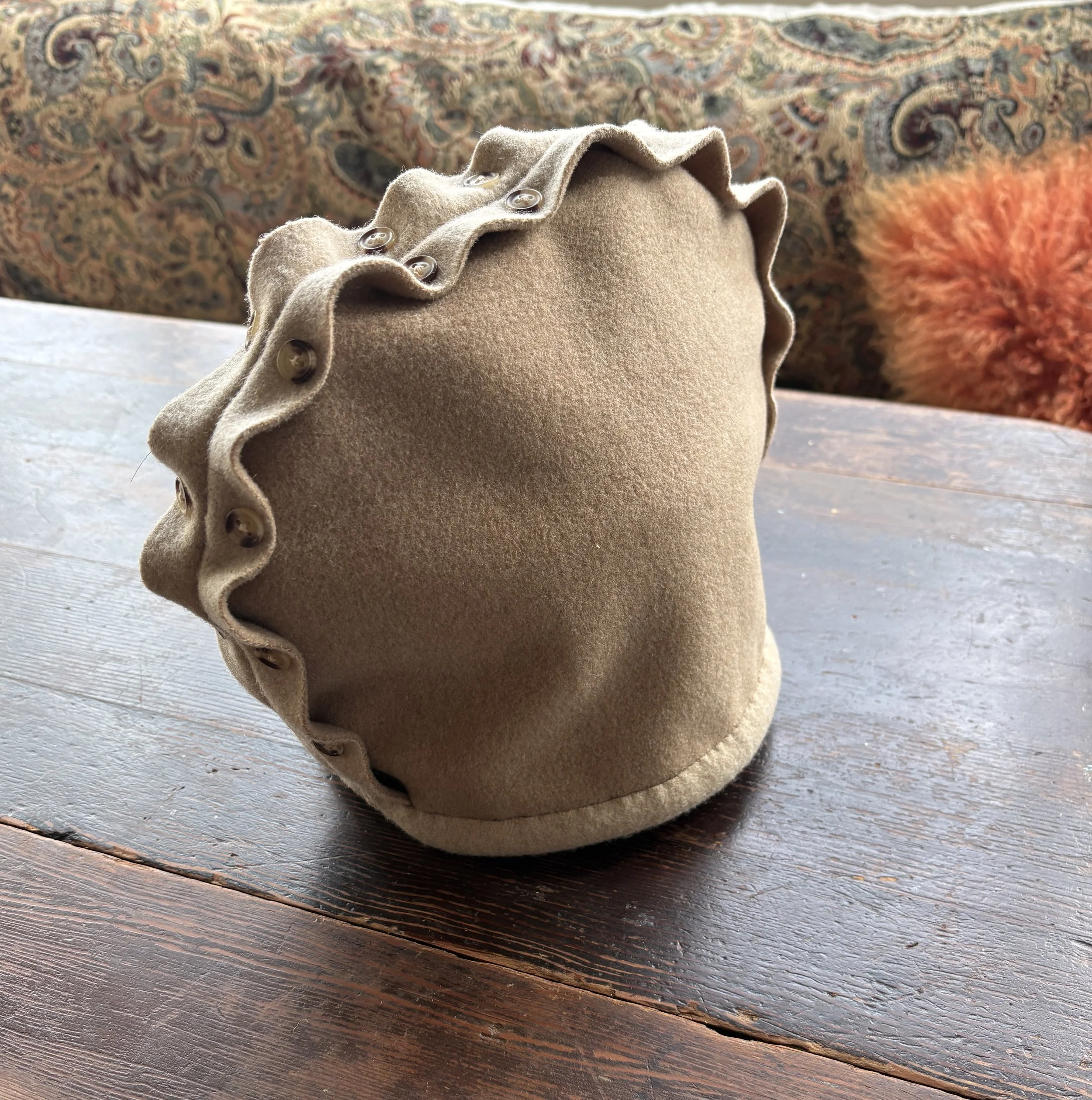 Tea Cozy  hand sewn Camel hair