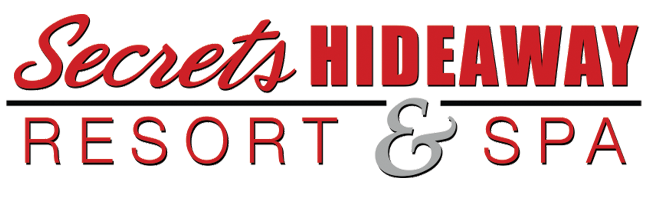 Logo of Secrets Hideaway Resort & Spa.