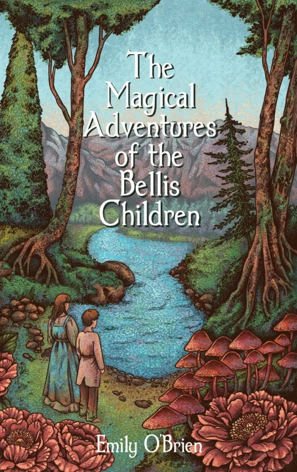 An exciting tale chock-full of dragons, fairies, and enchanted forests, in which two siblings lose everything they've ever known and are thrust into an adventure to save the land from a wicked witch's evil doings. 

On their journey, they uncover sec