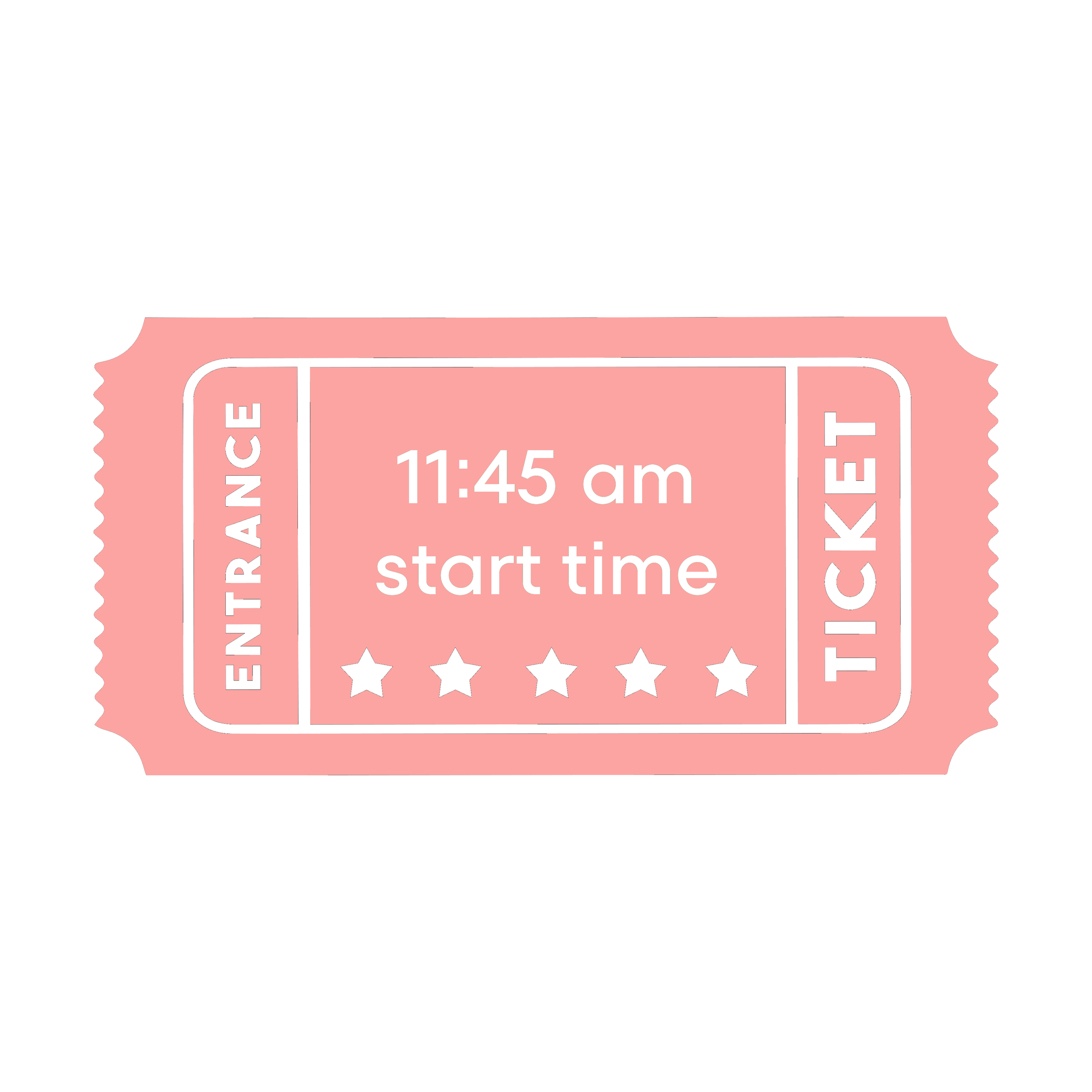 SINGLE TICKET - 11:45am start - Tuesday May 5th