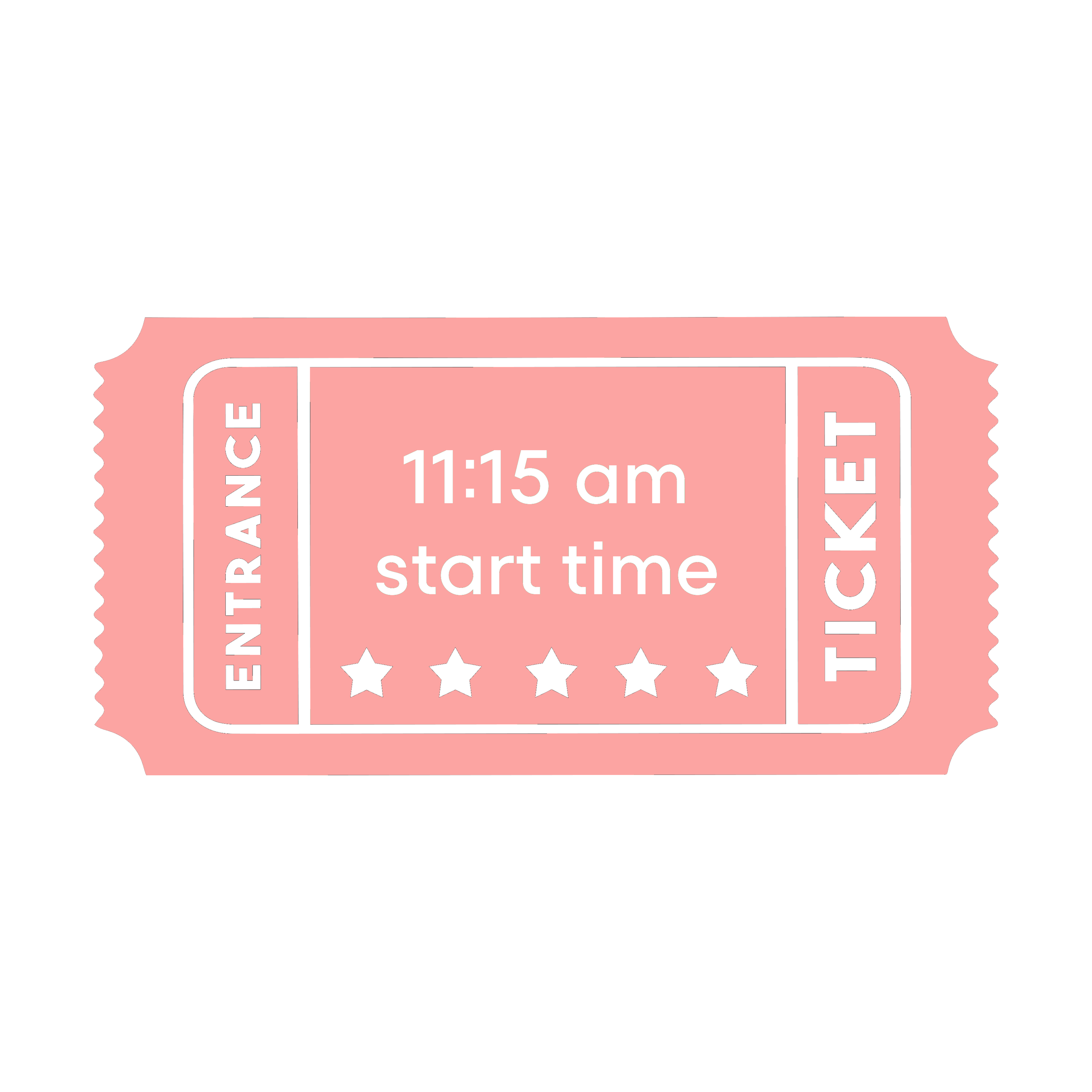 SINGLE TICKET - 11:15am start - Tuesday May 5th