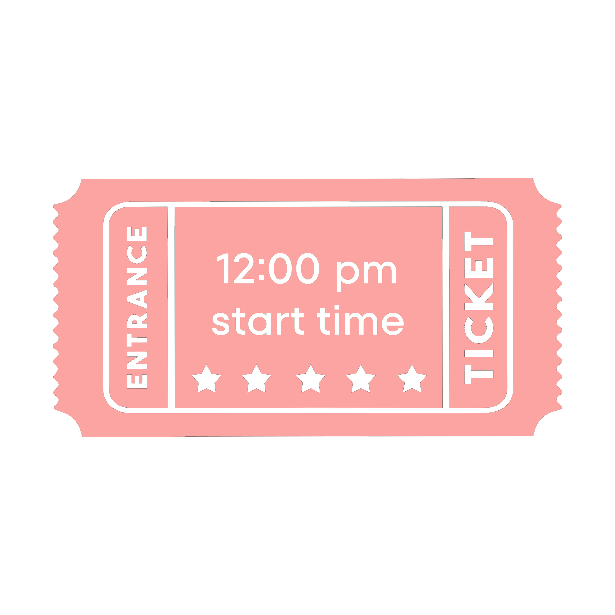 SINGLE TICKET - Noon start - Tuesday May 5th