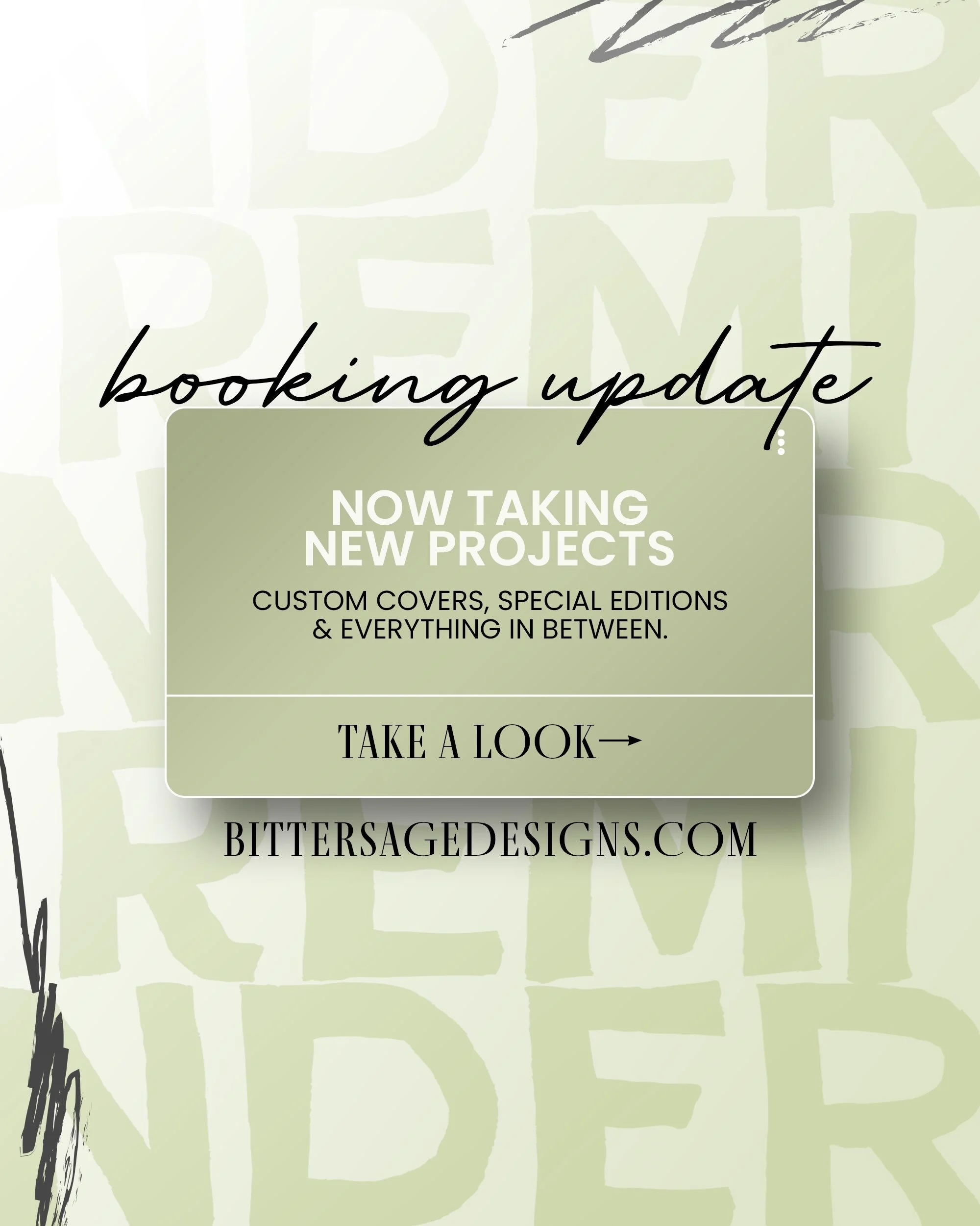 Whether you&rsquo;re planning your next release or looking for a designer for your next series, we&rsquo;d love to hear from you! We offer everything from custom covers and special editions to interior formatting, author branding, and all the little 