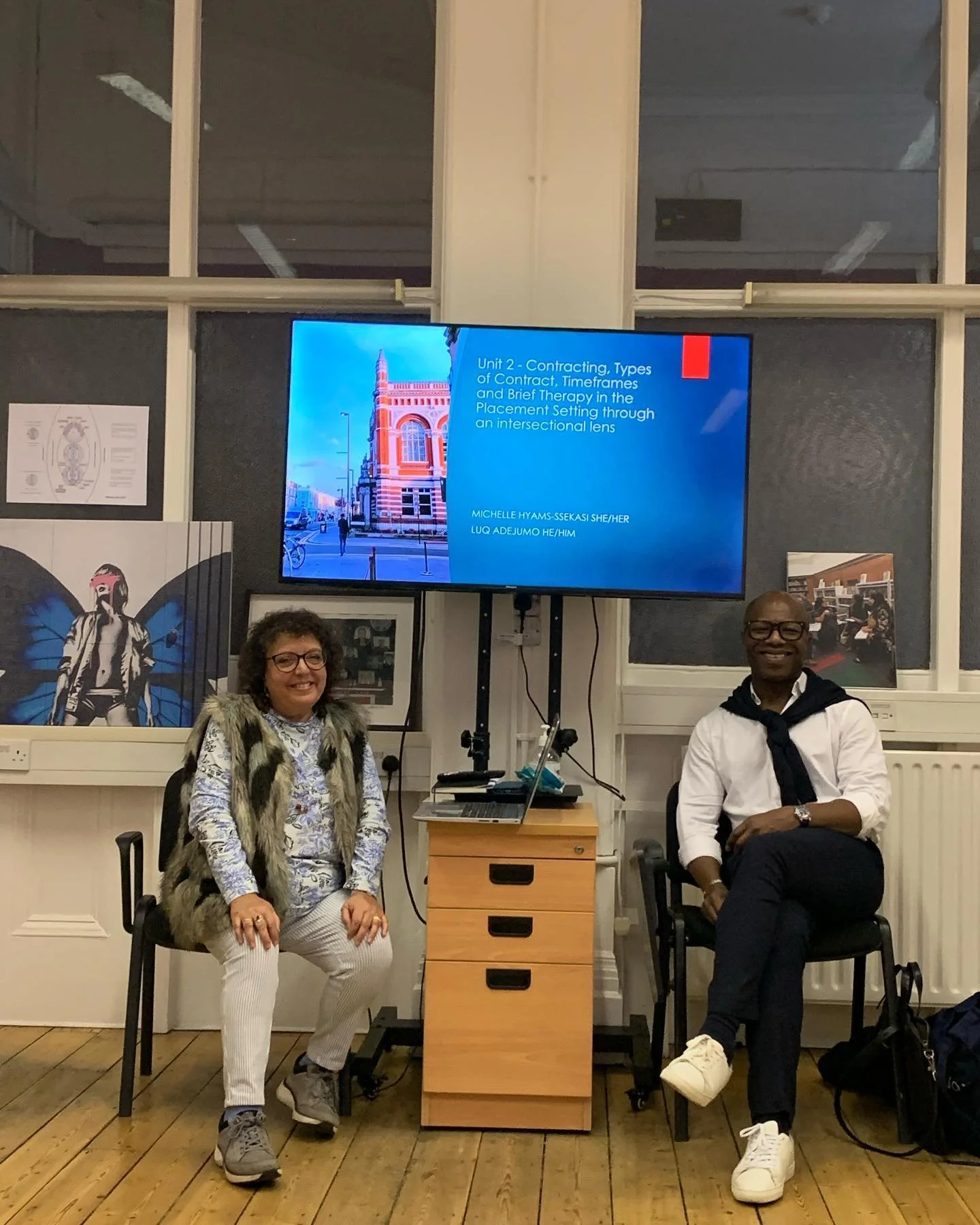 Michelle and Luq are ready in position and looking forward to the evening ahead with year 2 &hellip;