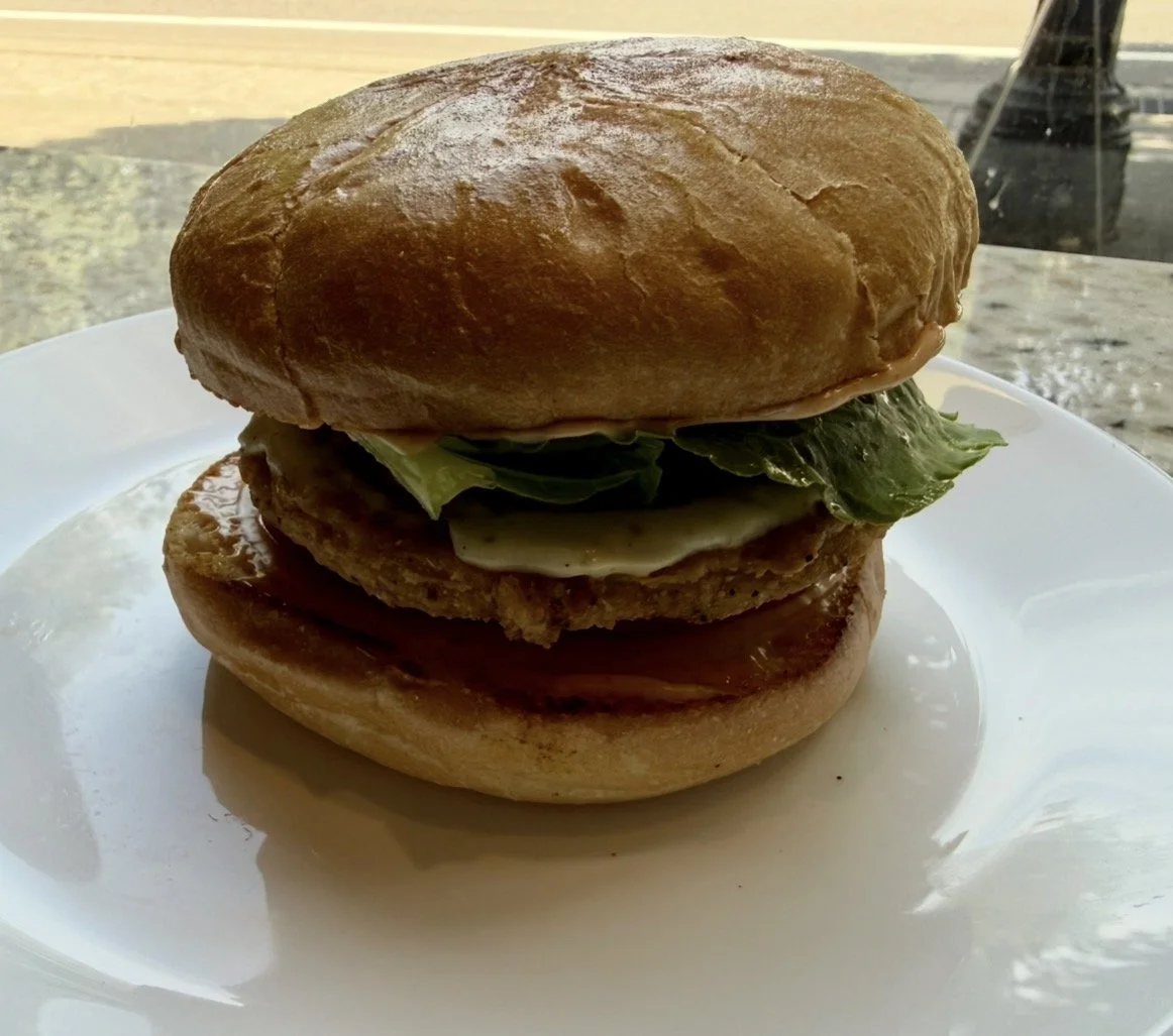 Garlic Parm Chickn’ Sandwich @ The Dusted Cup