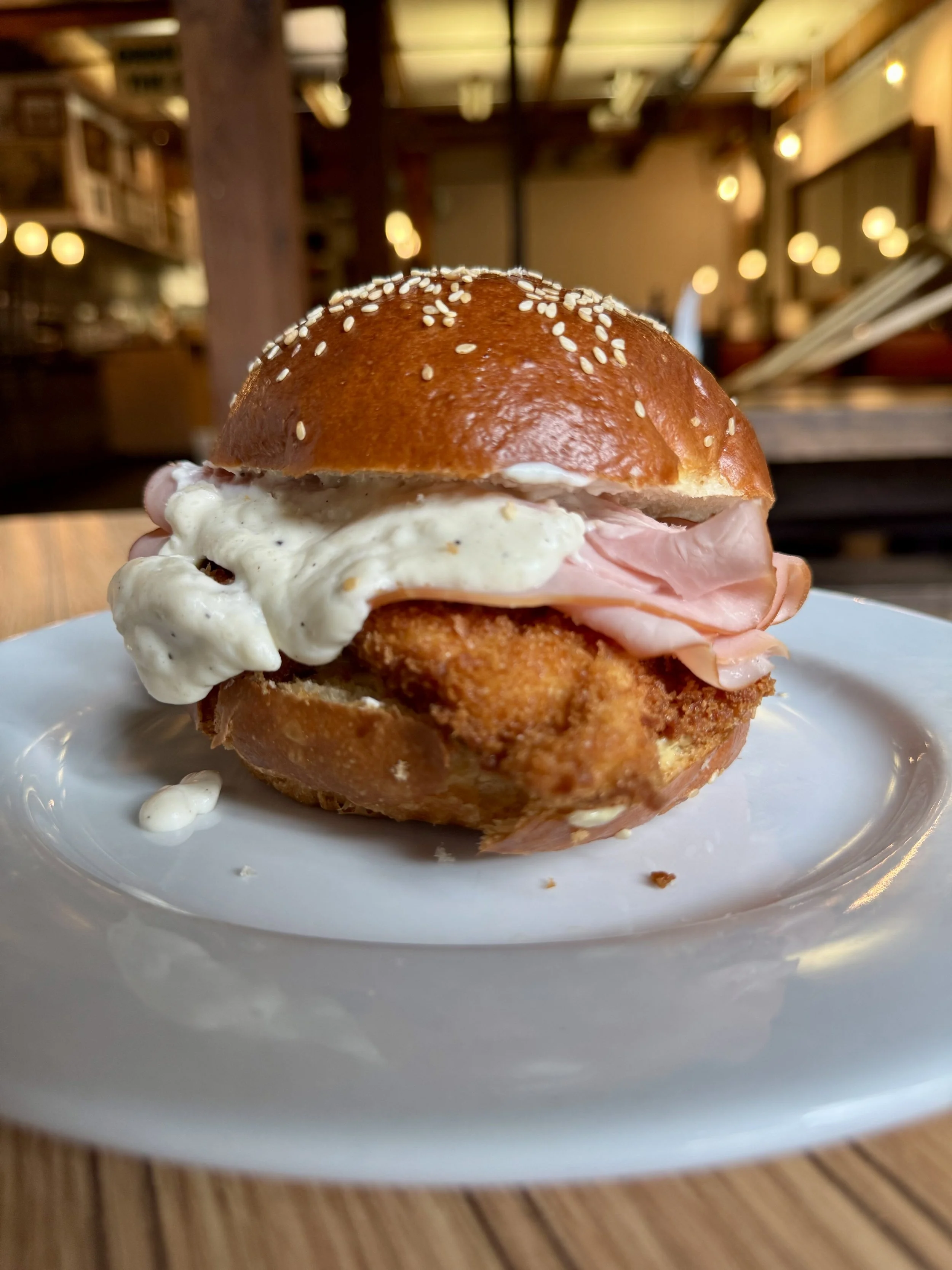 Buttermilk Brined Fried Chicken Sandwich @ Say When