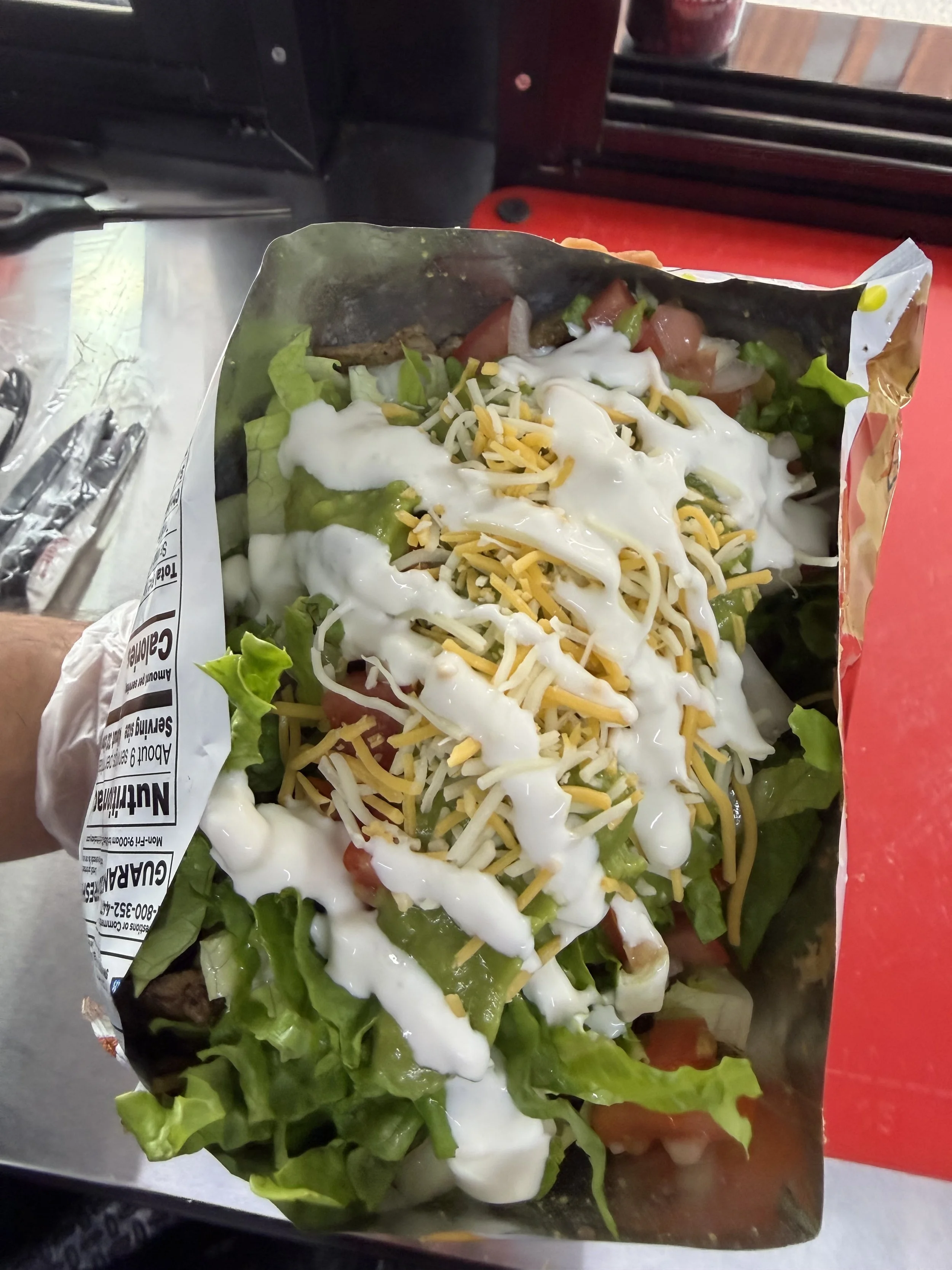 Mini Walking Tacos Fully Loaded @ Chili Olive Halal PDX