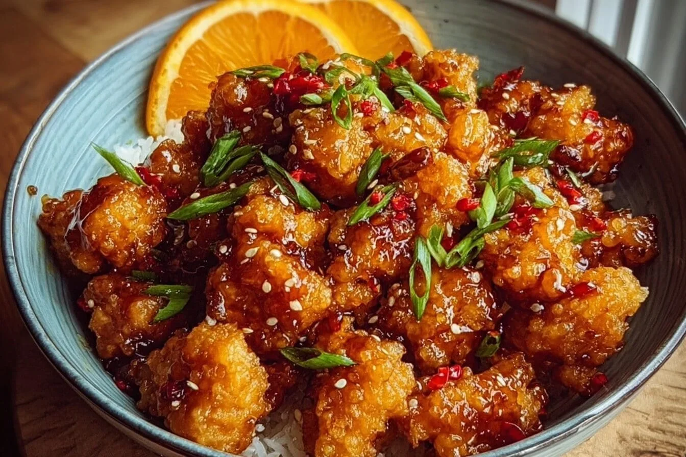 Orange, Sesame & Salt Pepper Chicken @ Happy Valley Wok