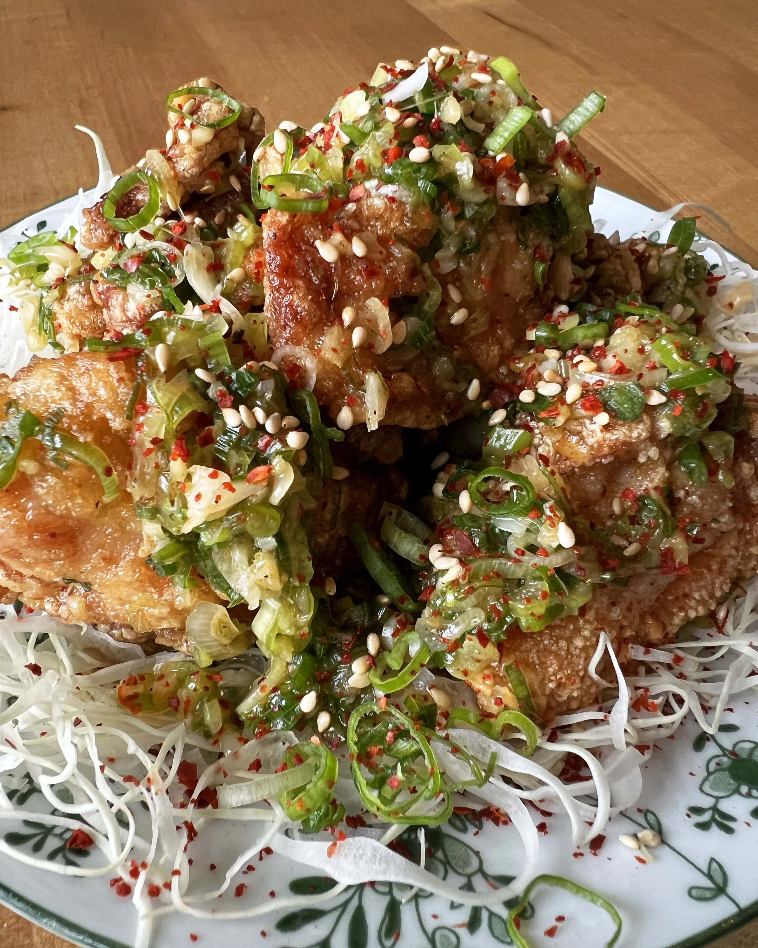 Crispy Ginger Chicken @ Kau Kau PDX