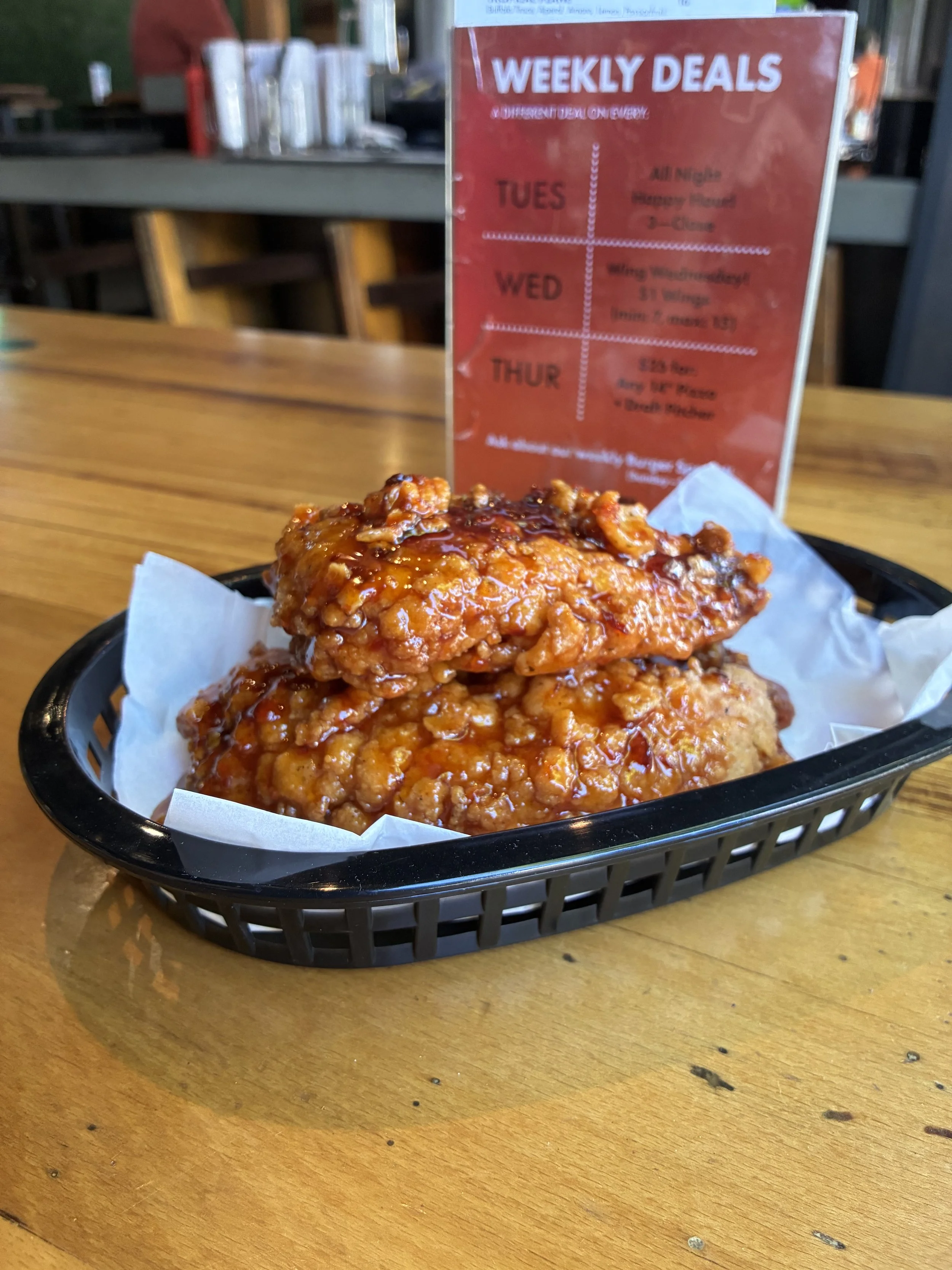Sambal Hot Honey Chicken Tenders @ 10 Barrel Brewing Portland