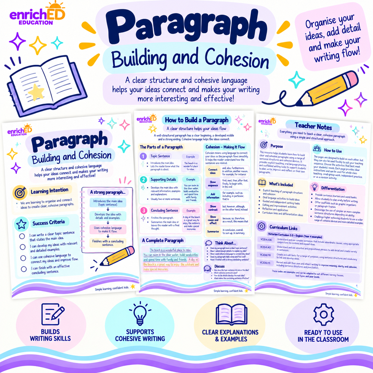 Paragraph Building and Cohesion