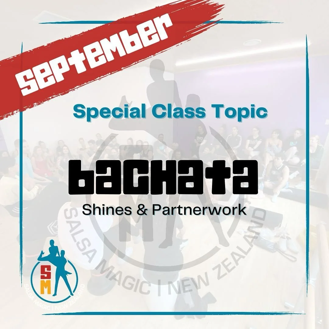 September special class is bachata!!

A month of Bachata shines and partnerwork on Tuesdays 6pm starting tonight 😍

Book in through Glofox 😘