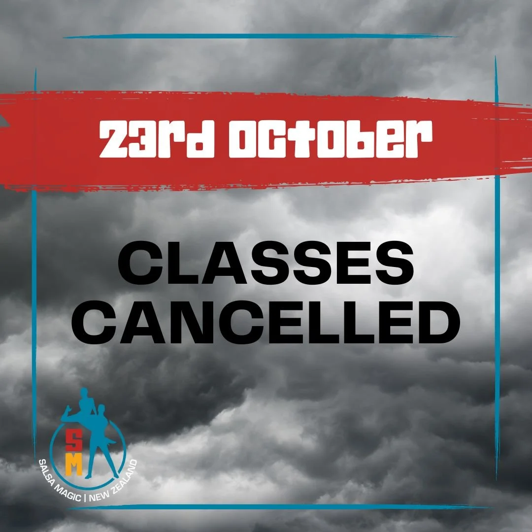 🌪Hola a todos🌪
Our classes are cancelled and not running today.
We have been monitoring the weather warnings and recently visited to studio to experience what’s it’s like in the Te Aro area. Due to the recommendation for people not to