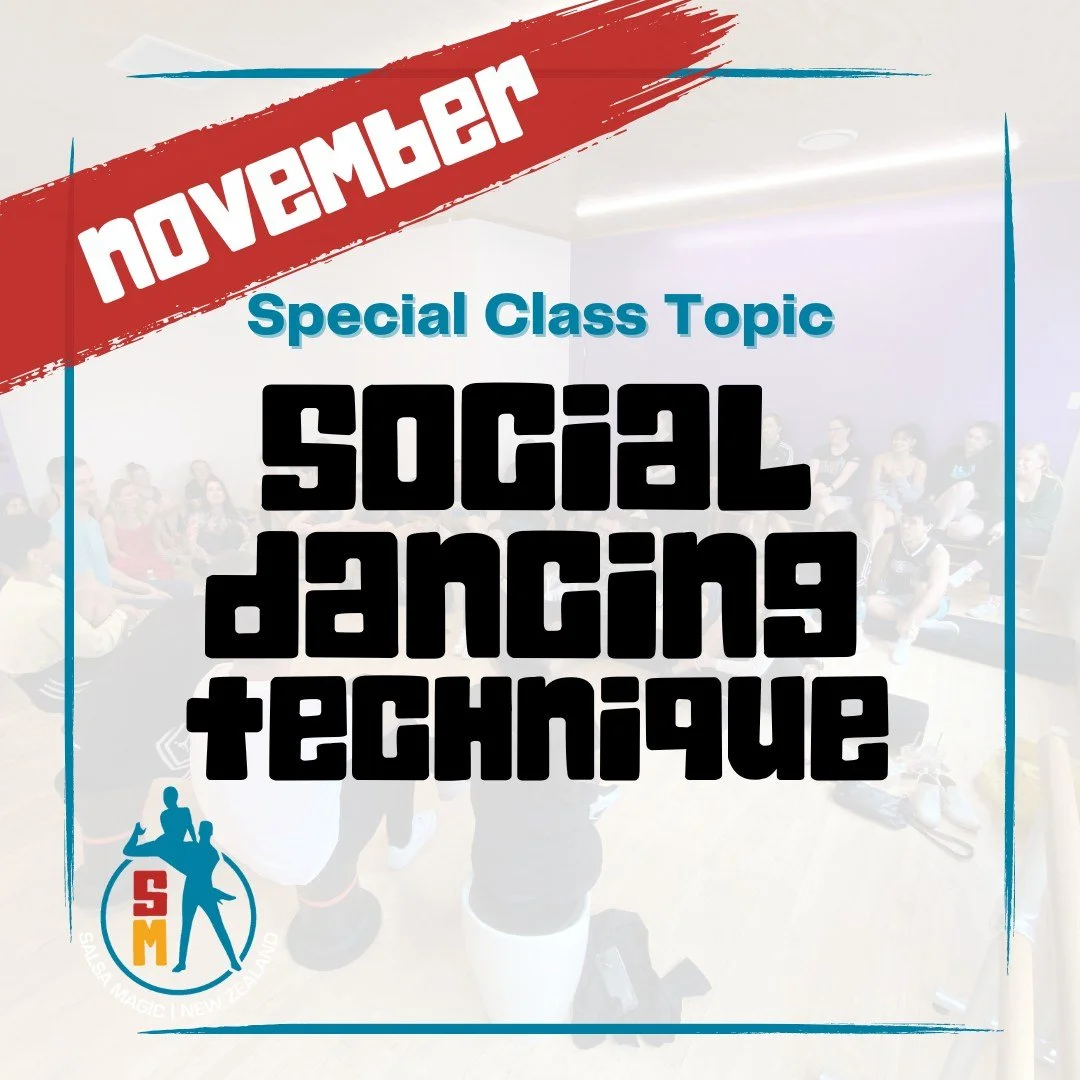 🤩 SOCIAL DANCING TECHNIQUE CLASSES 🤩

Our special monthly class for November will be social dancing technique!!

Come and learn some fundamental techniques to make you feel more confident on the social dance floor 🕺💃

See you Tuesdays at 6pm 😍