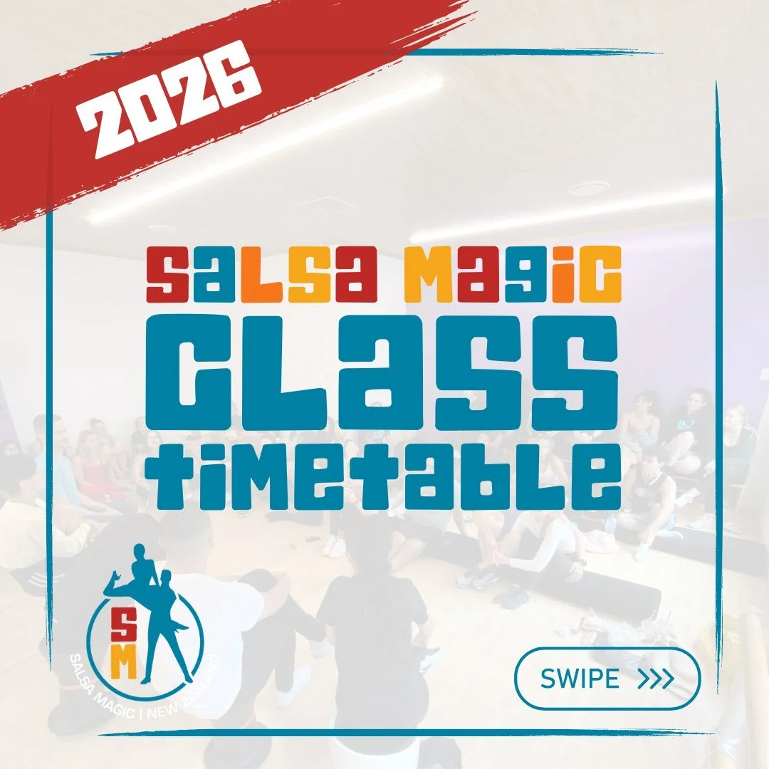 📣 2026 CLASS TIMETABLE 📣

This timetable is kicking off on Tuesday 27th January and we can't wait!!

For our returning students please note there have been some changes to days and times for some classes 🕰

Particularly our Mambo Advanced and Mamb