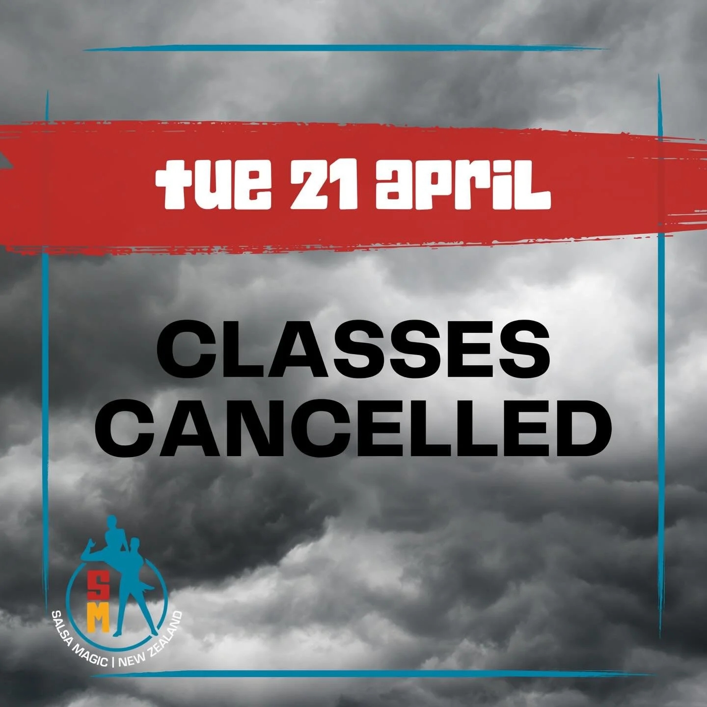 ⚠️☔️ Due to the ongoing weather conditions and warnings in place, all classes are cancelled tonight.

We&rsquo;re sorry for the inconvenience. But we look forward to welcoming you back to the studio very soon. Thursday classes will be running as norm