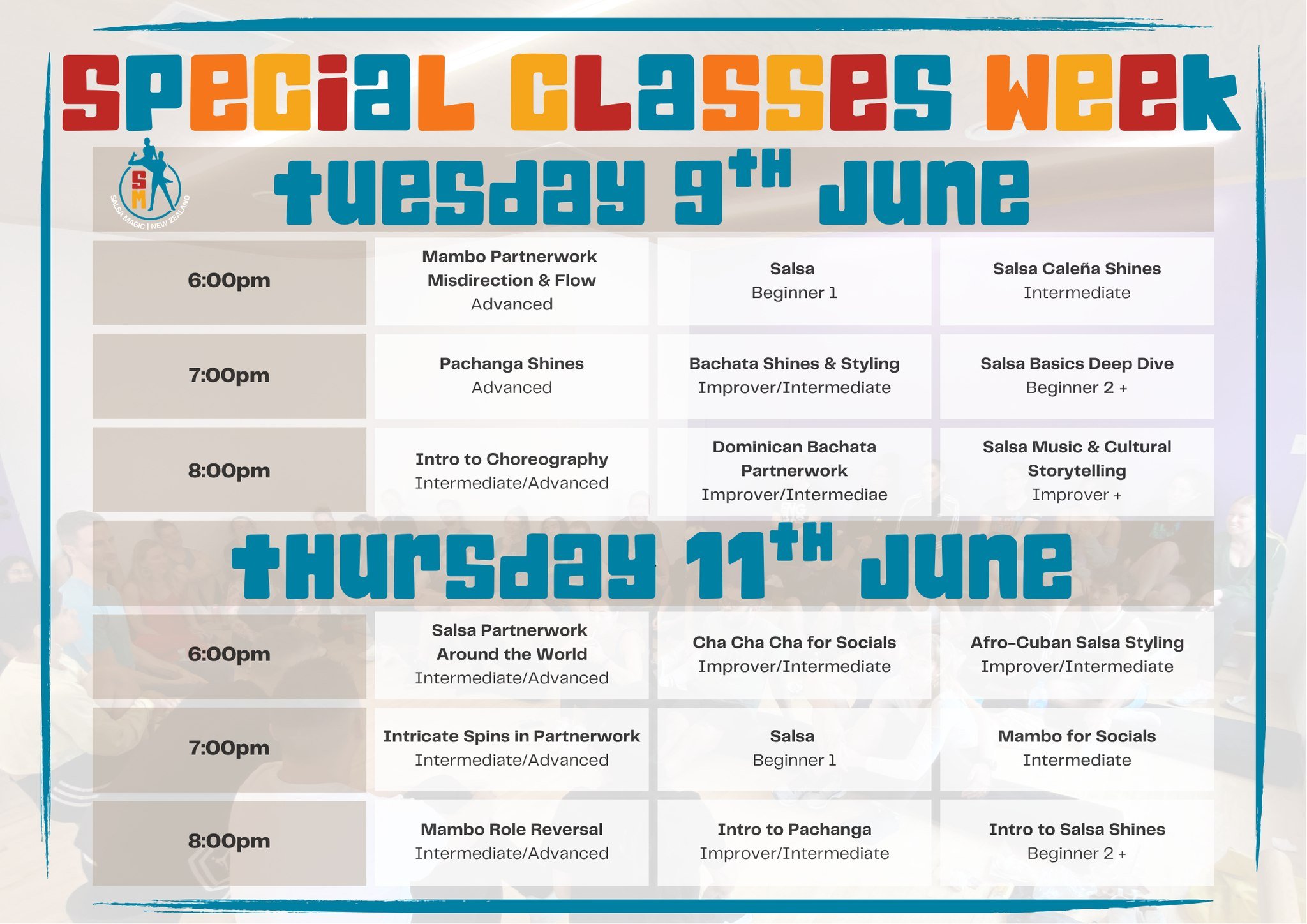 ✨ Salsa Magic&rsquo;s Special Classes Week is HERE! 💃🔥

Classes are back and we are shaking up the routine! 🥳

This week, we&rsquo;re opening the studio doors back up to a vibrant mix of special classes designed to expand your skills, refine your 