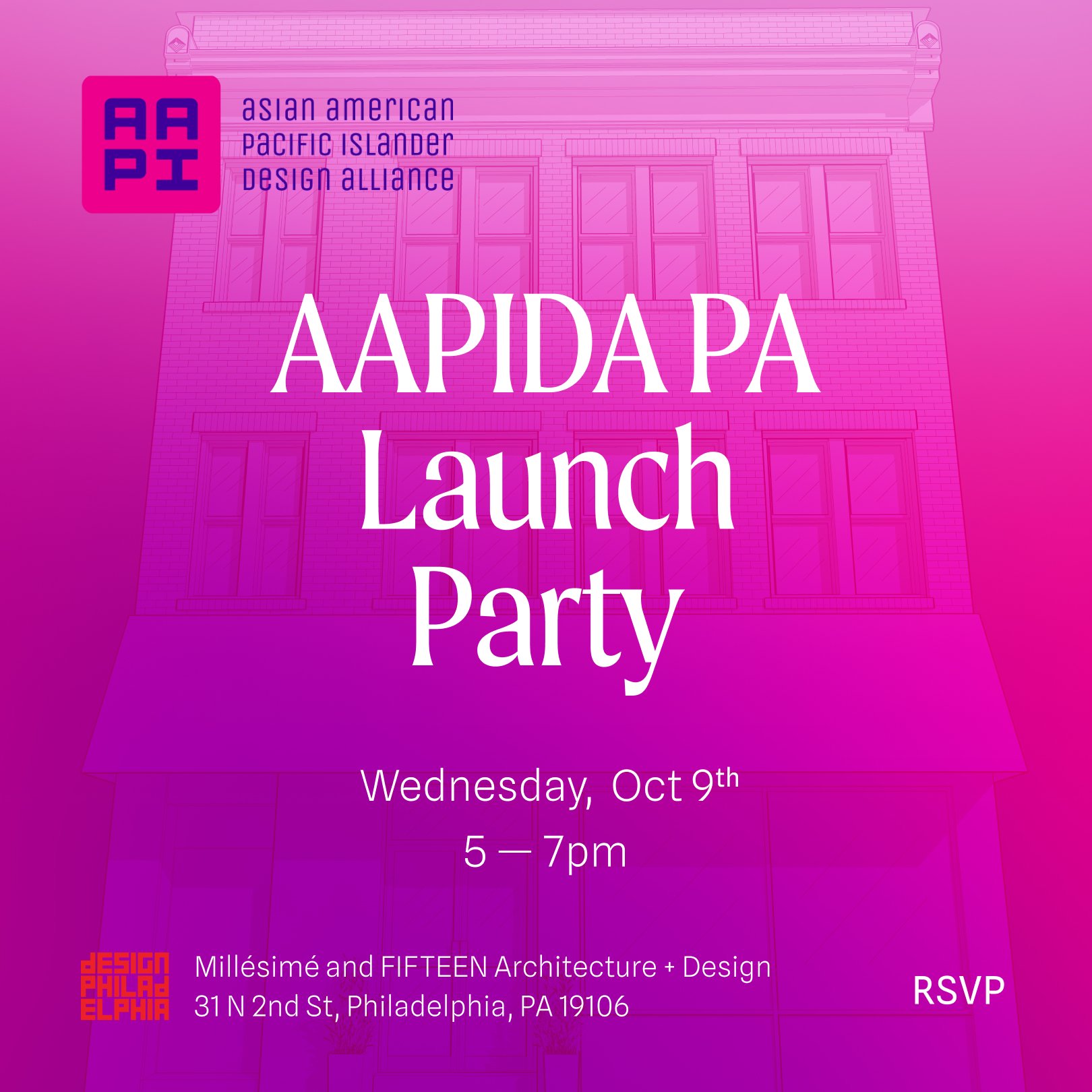 AAPI Design Alliance X DesignPhiladelphia PA Launch Party