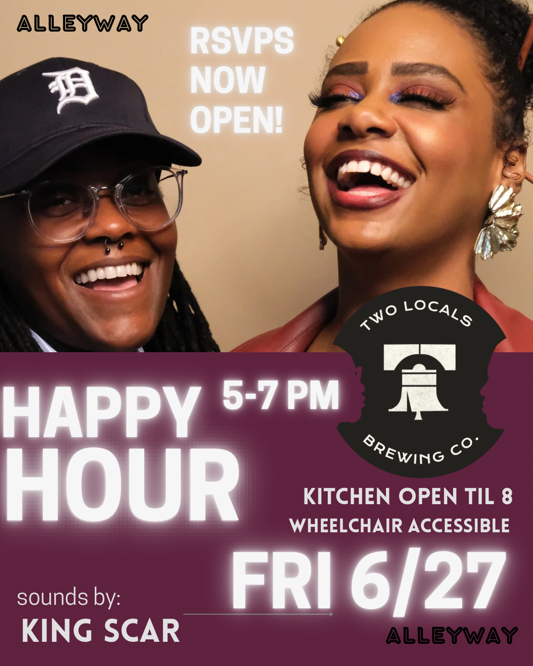 Alleyway’s Pride x Juneteenth Happy Hour