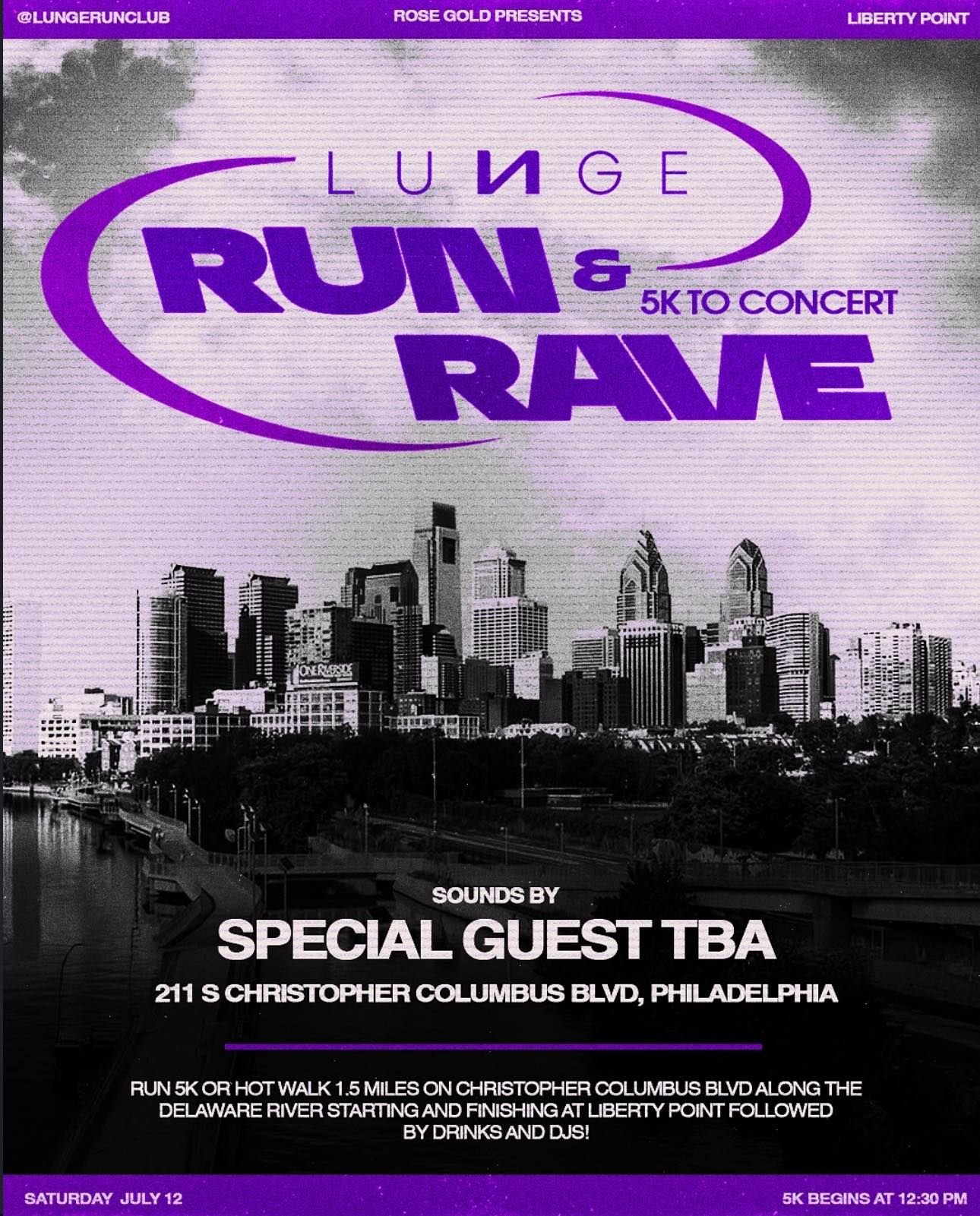 Lunge Run Club Run & Rave