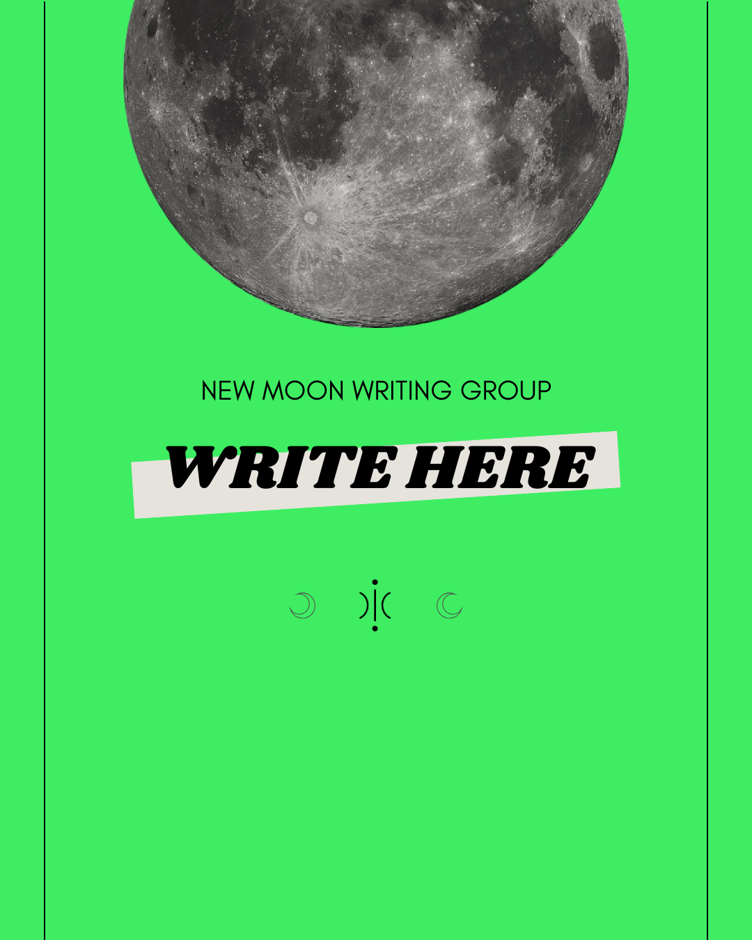 Write Here (New Moon in Aries)
