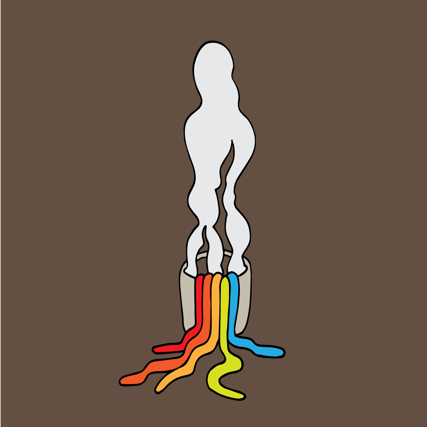 "Making Rainbows"
2023 • 30"x 30" • Sealed Acrylic on Wood Panel