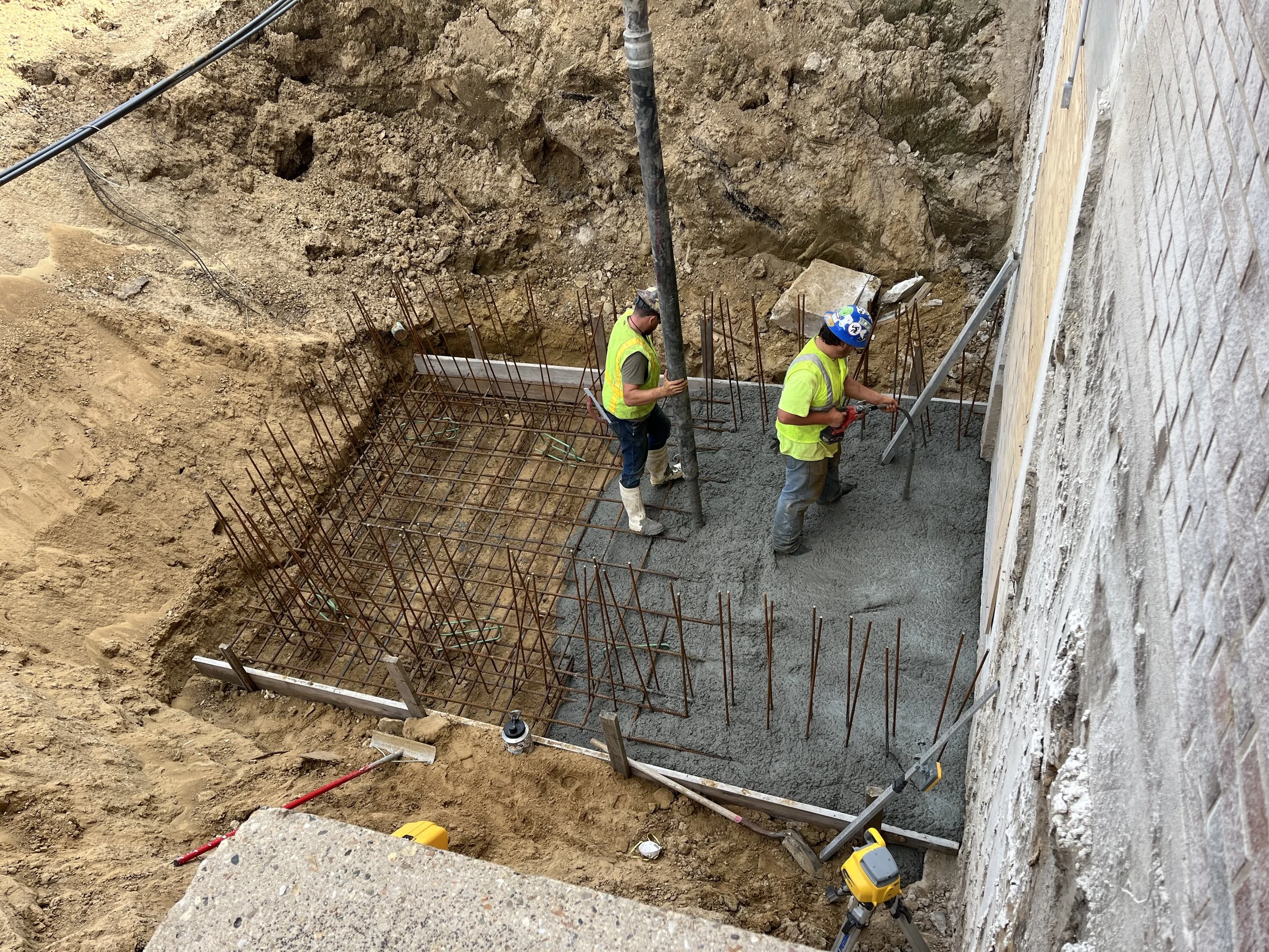 Footing Pads for Lower Basement Door.jpeg