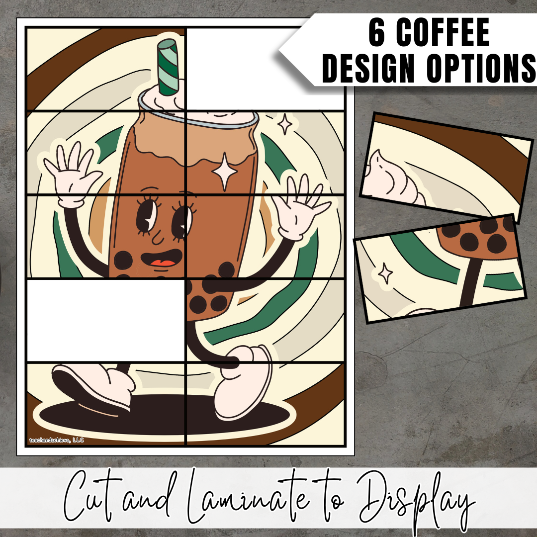 Starbooks Coffee Classroom Secret Reward Puzzle | Classroom Management Incentive