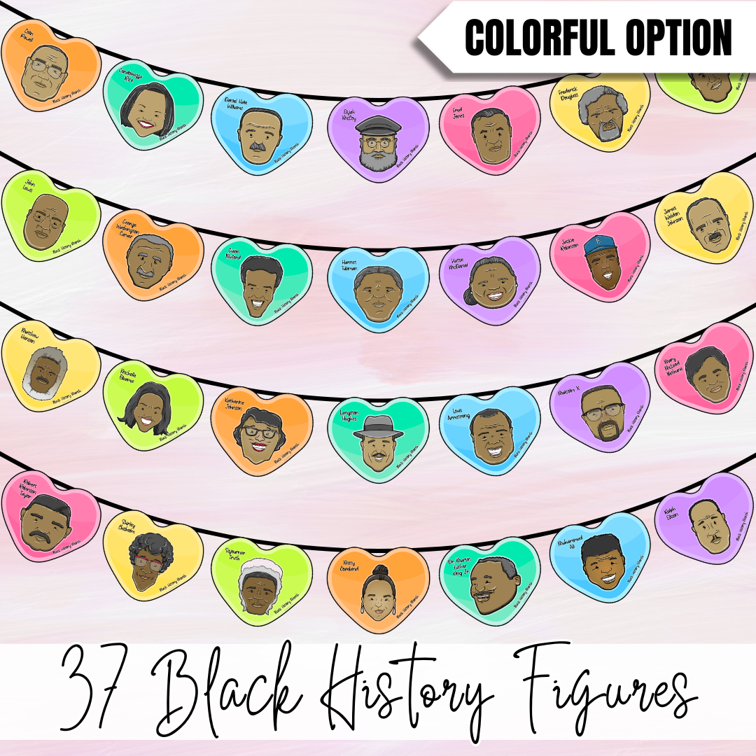 Black History Month Valentine Bulletin Board for the Classroom