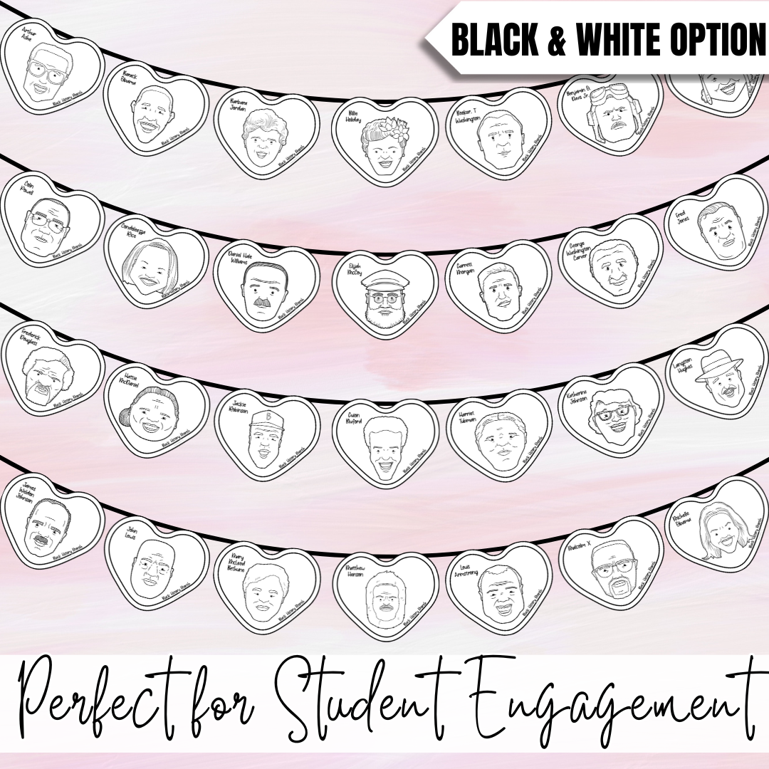 Black History Month Valentine Bulletin Board for the Classroom