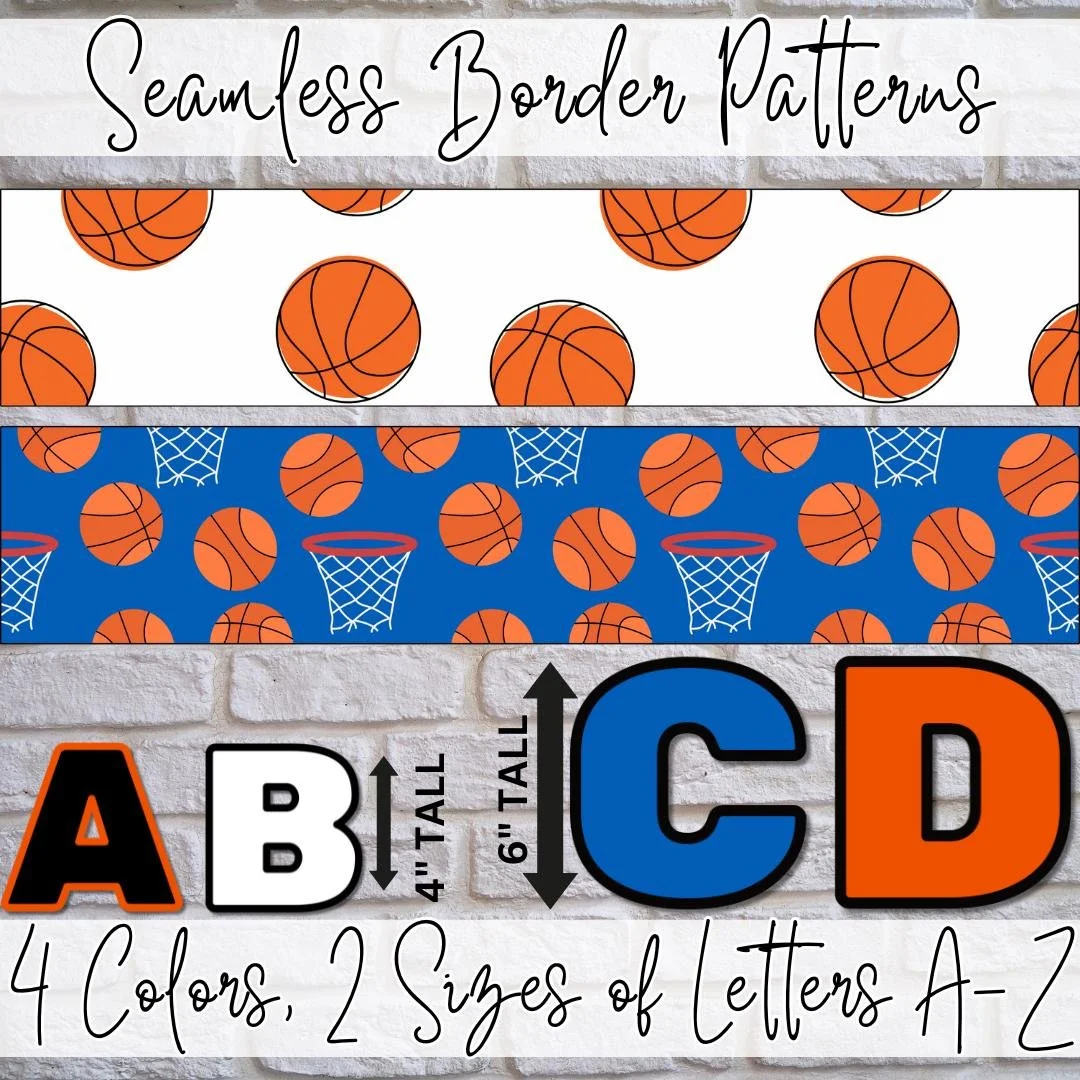 March Madness Basketball Bulletin Board Kit & Flipbook Activity | Classroom Door Decor