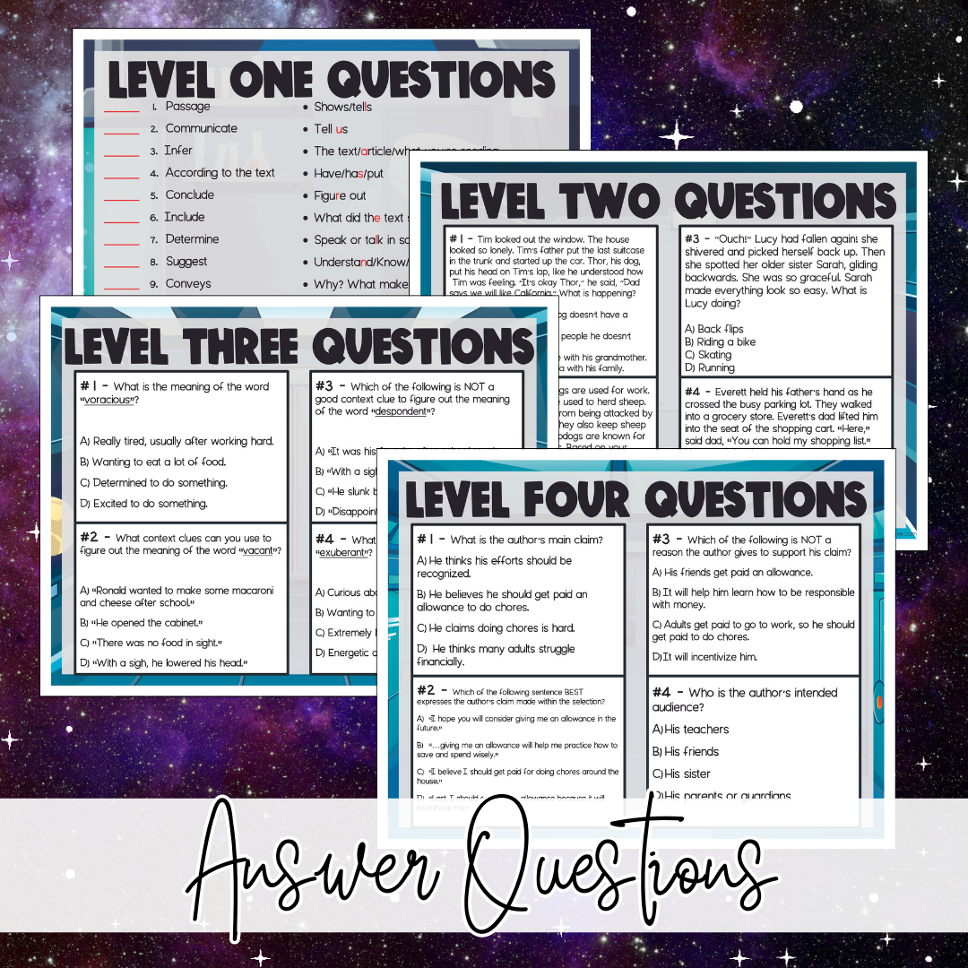 Reading Test Prep Escape Room, Digital ELA Escape Room Reading Test Prep