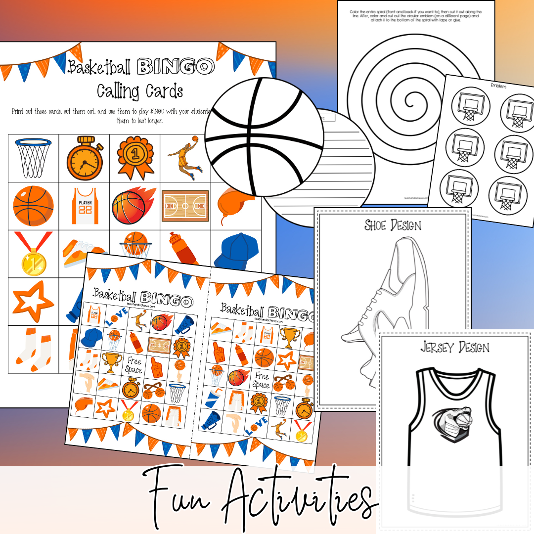 Reading March Basketball Madness Classroom Transformation Test Prep Skill Review