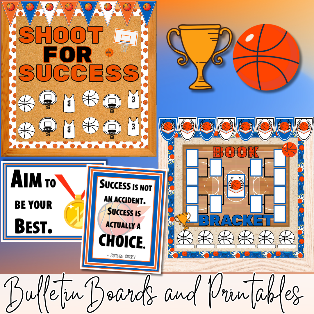 Reading March Basketball Madness Classroom Transformation Test Prep Skill Review