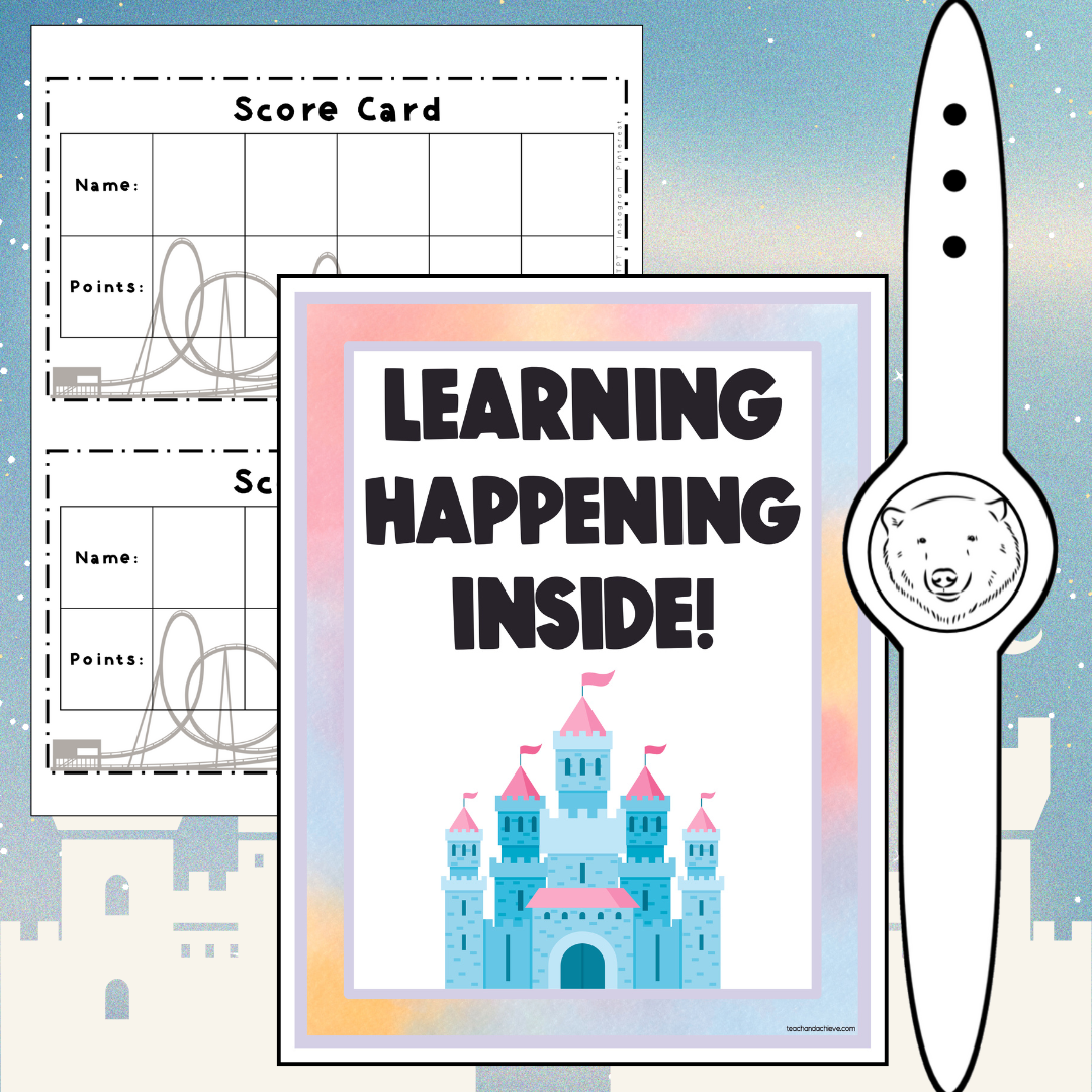 Theme Park Test Prep ELAR Skill Review Magic Theme Park Room Transformation Day