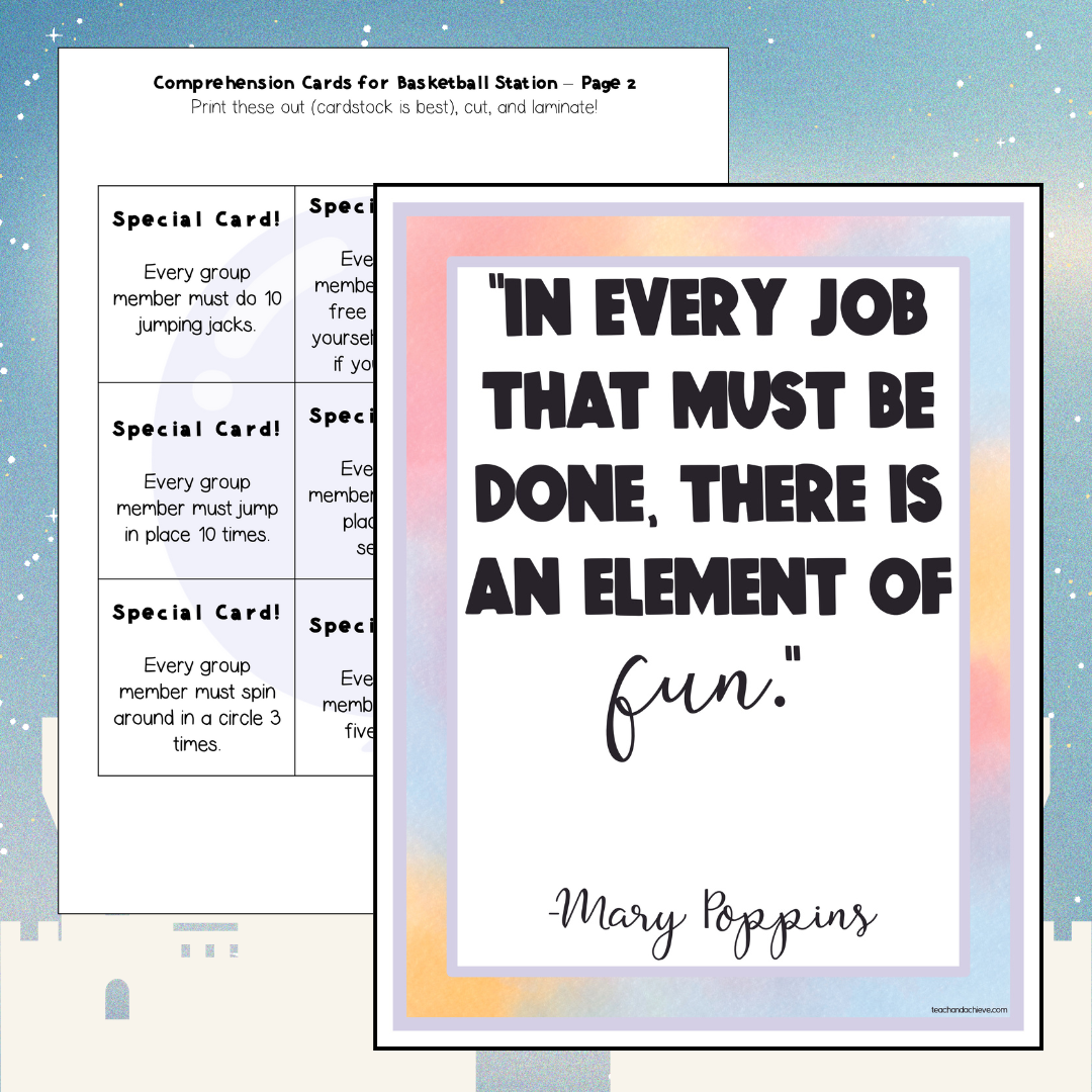 Theme Park Test Prep ELAR Skill Review Magic Theme Park Room Transformation Day