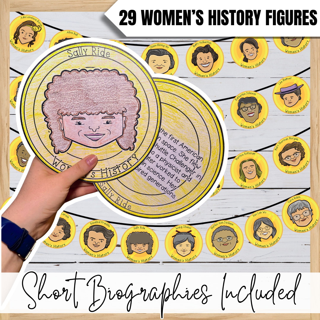 Women’s History Month Bulletin Board Ideas (Women in STEM March Door Decor With FREE Printable)