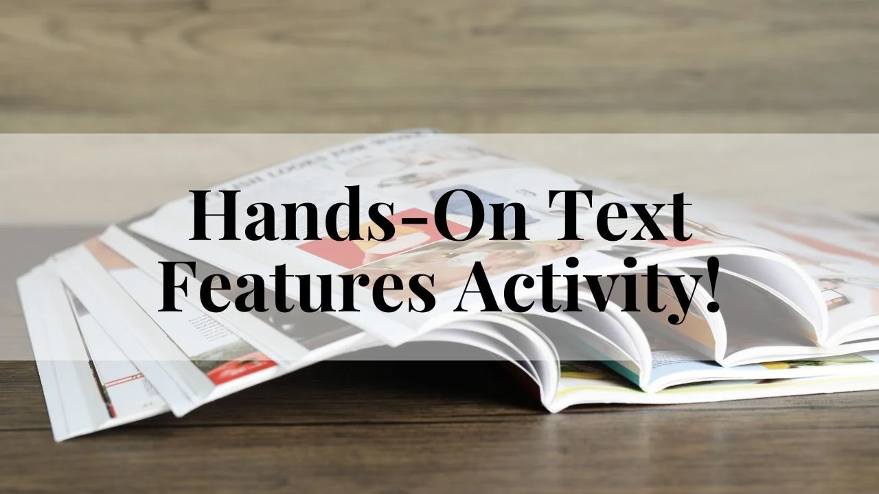 Interactive Poster Activity: Engaging Text Feature Review