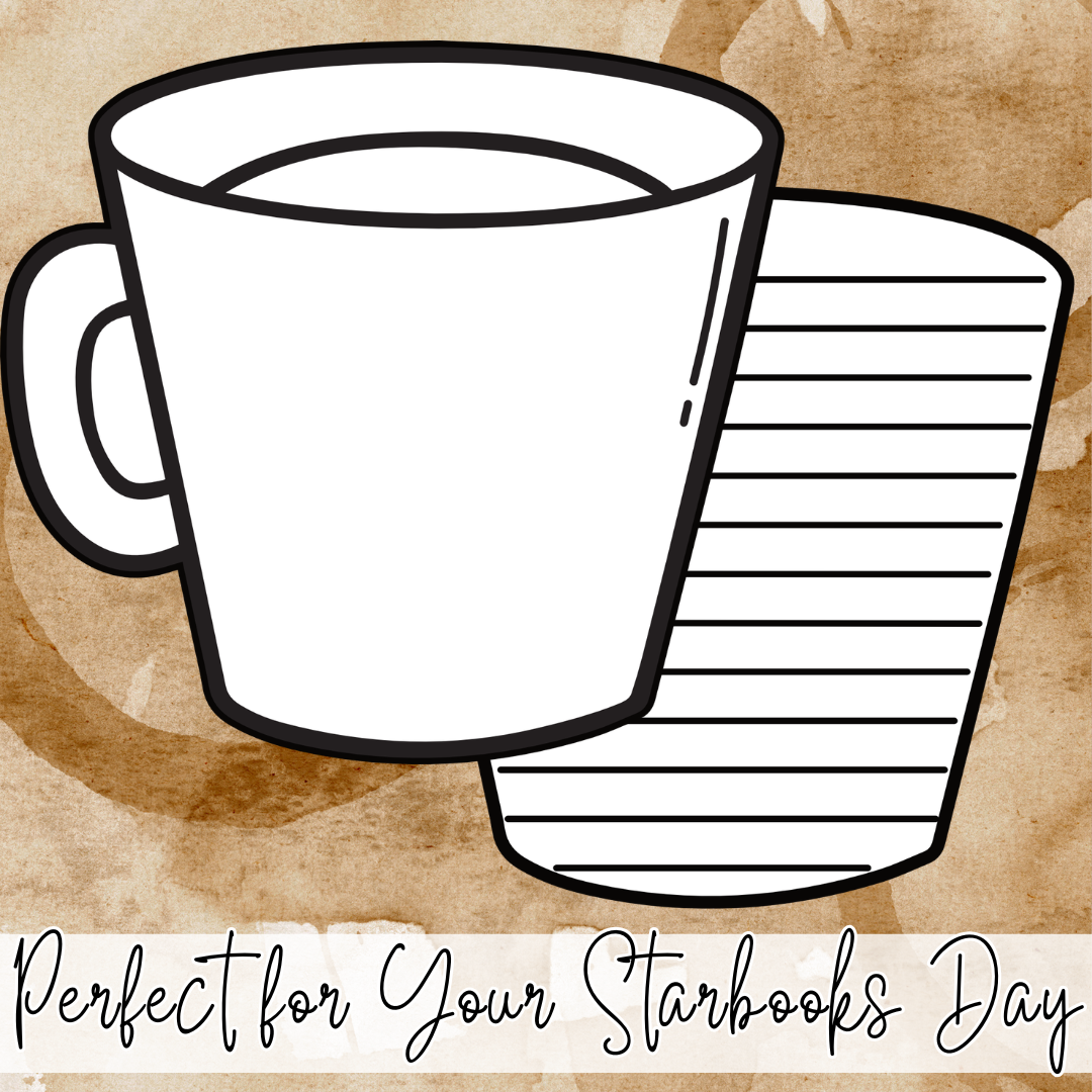 Starbooks Writing Flip Book Activity | Coffee Classroom Printable Writing Craft
