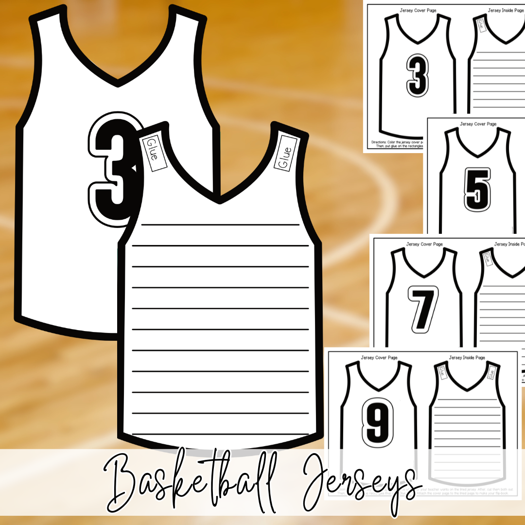 March Basketball Madness Activity Flip Book | Basketball Printable Craft & Writing Activity