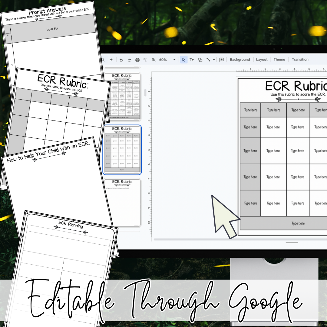 Summer ECR Writing Prompts | Fiction Extended Constructed Response Practice | Reading Comprehension Test Prep