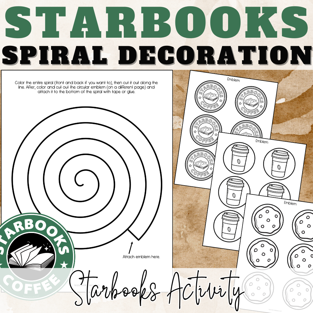 FREE Starbooks Classroom Decoration | Coffee Classroom Decor & Hanging Streamers