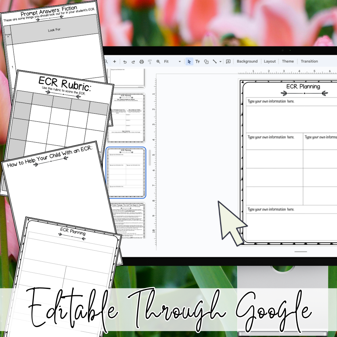 Spring Fiction Reading Passages & Extended Constructed Response (ECR) Practice | 3rd Grade, 4th Grade, 5th Grade (Copy)