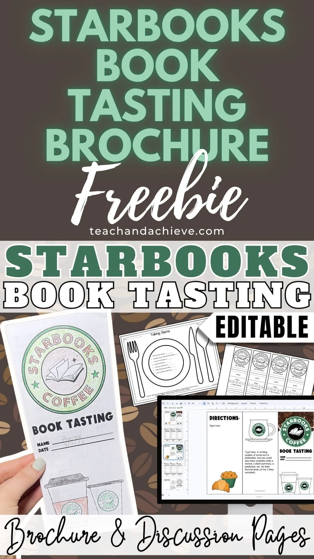 Free Starbooks book tasting brochure for a classroom transformation, featuring reading activities, book recommendations, and student engagement resources.
