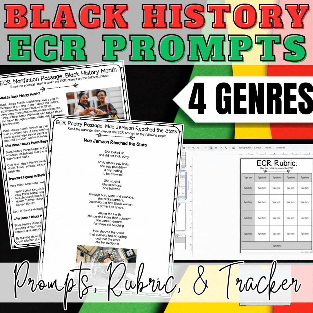 Black History Month Extended Constructed Response Practice Made Easy—Plus a Free Writing Freebie