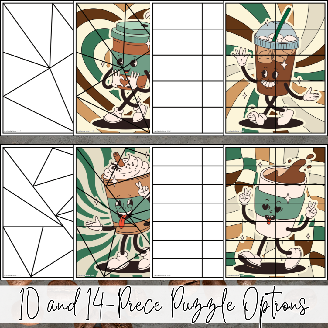 Starbooks Coffee Classroom Secret Reward Puzzle | Classroom Management Incentive